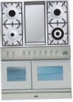 ILVE PDW-100F-VG Stainless-Steel Virtuves Plīts, Cepeškrāsns tips: gāze, no plīts tips: gāze