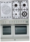 ILVE PDL-100S-VG Stainless-Steel Soba bucătărie, tipul de cuptor: gaz, Tip de plită: gaz