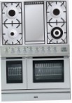 ILVE PDL-90F-VG Stainless-Steel Virtuvės viryklė, tipo orkaitės: dujos, tipo kaitlentės: dujos
