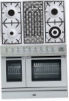 ILVE PDL-90B-VG Stainless-Steel เตาครัว, ประเภทเตาอบ: แก๊ส, ประเภทเตา: แก๊ส