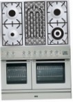 ILVE PDL-100B-VG Stainless-Steel Virtuvės viryklė, tipo orkaitės: dujos, tipo kaitlentės: dujos