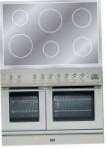 ILVE PDLI-100-MW Stainless-Steel Kuchnia Kuchenka, Typ pieca: elektryczny, rodzaj płyty kuchennej: elektryczny