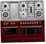 ILVE MT-150FD-E3 Red เตาครัว, ประเภทเตาอบ: ไฟฟ้า, ประเภทเตา: แก๊ส