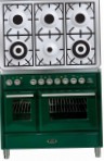 ILVE MTD-1006D-E3 Green Kitchen Stove, type of oven: electric, type of hob: gas