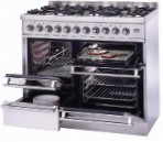 ILVE PTQ-1006-MP Stainless-Steel Kitchen Stove, type of oven: electric, type of hob: gas