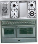ILVE MTS-120FRD-E3 Stainless-Steel Kitchen Stove, type of oven: electric, type of hob: gas