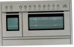 ILVE PL-1207-MP Stainless-Steel Kitchen Stove, type of oven: electric, type of hob: gas
