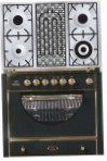 ILVE MCA-90BD-E3 Matt Virtuvės viryklė, tipo orkaitės: elektros, tipo kaitlentės: dujos