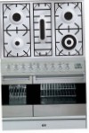 ILVE PDF-90-MP Stainless-Steel Virtuves Plīts, Cepeškrāsns tips: elektrības, no plīts tips: gāze