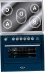 ILVE MTE-90-E3 Blue Kitchen Stove, type of oven: electric, type of hob: electric