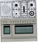 ILVE PL-120S-VG Stainless-Steel Kitchen Stove, type of oven: gas, type of hob: gas