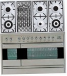 ILVE PF-120B-VG Stainless-Steel Kitchen Stove, type of oven: gas, type of hob: gas