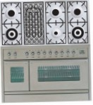 ILVE PW-120B-VG Stainless-Steel Kitchen Stove, type of oven: gas, type of hob: gas