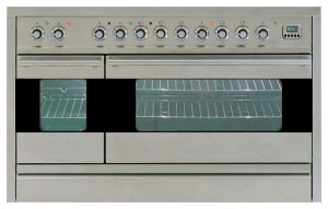 características Estufa de la cocina ILVE PF-120B-MP Stainless-Steel Foto