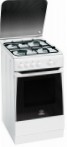 Indesit KN 3G2S (W) 厨房炉灶, 烘箱类型: 气体, 滚刀式: 气体