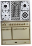 ILVE MCD-100BD-E3 Antique white Kitchen Stove, type of oven: electric, type of hob: gas