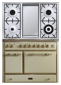 Характеристики Кухонна плита ILVE MCD-100FD-E3 Antique white фото