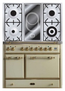 características Estufa de la cocina ILVE MCD-100VD-E3 Antique white Foto
