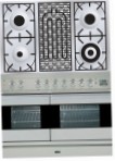 ILVE PDF-100B-VG Stainless-Steel Virtuvės viryklė, tipo orkaitės: dujos, tipo kaitlentės: dujos