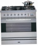 ILVE P-80-VG Stainless-Steel Kitchen Stove, type of oven: gas, type of hob: gas