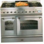 ILVE PD-100FN-VG Stainless-Steel Kitchen Stove, type of oven: gas, type of hob: gas