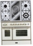 ILVE MD-100VD-VG Antique white เตาครัว, ประเภทเตาอบ: แก๊ส, ประเภทเตา: รวมกัน