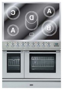 مشخصات اجاق آشپزخانه ILVE PDLE-90-MP Stainless-Steel عکس