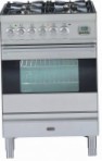ILVE PF-60-MP Stainless-Steel 厨房炉灶, 烘箱类型: 电动, 滚刀式: 气体