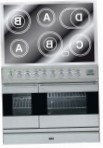 ILVE PDFE-100-MW Stainless-Steel 厨房炉灶, 烘箱类型: 电动, 滚刀式: 电动