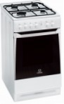 Indesit KN 3G210 (W) Fornuis, type oven: gas, type kookplaat: gas