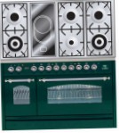 ILVE PN-120V-MP Green Kompor dapur, jenis oven: listrik, jenis hob: gabungan