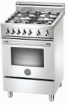 BERTAZZONI X60 4 MFE BI Kuchnia Kuchenka, Typ pieca: elektryczny, rodzaj płyty kuchennej: gaz