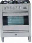 ILVE PF-70-VG Stainless-Steel Kitchen Stove, type of oven: gas, type of hob: gas