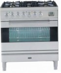 ILVE PF-80-MP Stainless-Steel Kitchen Stove, type of oven: electric, type of hob: gas