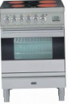 ILVE PFE-60-MP Stainless-Steel Kitchen Stove, type of oven: electric, type of hob: electric