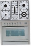 ILVE PW-90-MP Stainless-Steel Soba bucătărie, tipul de cuptor: gaz, Tip de plită: gaz
