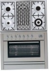 ILVE PL-90B-VG Stainless-Steel Soba bucătărie, tipul de cuptor: gaz, Tip de plită: gaz