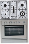 ILVE PL-90-MP Stainless-Steel Soba bucătărie, tipul de cuptor: electric, Tip de plită: gaz