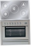 ILVE PLI-90-MP Stainless-Steel Stufa di Cucina, tipo di forno: elettrico, tipo di piano cottura: elettrico