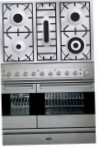 ILVE PD-90-VG Stainless-Steel Stufa di Cucina, tipo di forno: gas, tipo di piano cottura: gas