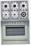 ILVE P-906L-VG Stainless-Steel Kitchen Stove, type of oven: gas, type of hob: gas