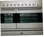 ILVE PD-100F-VG Stainless-Steel Kitchen Stove, type of oven: gas, type of hob: gas