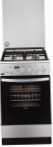 Zanussi ZCK 9553 H1X 厨房炉灶, 烘箱类型: 电动, 滚刀式: 气体