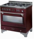 Fratelli Onofri RC 190.50 FEMW PE TC Red Kitchen Stove, type of oven: electric, type of hob: gas