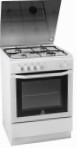 Indesit MVI 6G1 (W) Kompor dapur, jenis oven: gas, jenis hob: gas