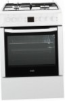 BEKO CSE 62320 GW Кухонная плита, тип духового шкафа: электрическая, тип варочной панели: газовая