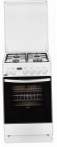 Zanussi ZCK 9553G1 W Fornuis, type oven: elektrisch, type kookplaat: gas