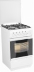 Flama FG24211-W Fornuis, type oven: gas, type kookplaat: gas