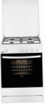 Zanussi ZCG 961021 W Stufa di Cucina, tipo di forno: gas, tipo di piano cottura: gas