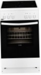 Zanussi ZCV 9540H1 W štedilnik, Vrsta pečice: električni, Vrsta kuhališča: električni